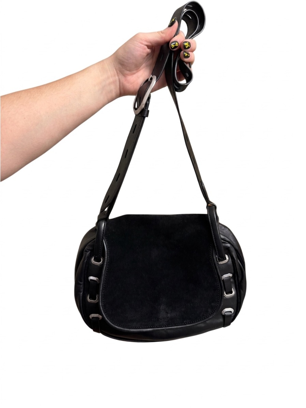 RAG & BONE PILOT LEATHER SUEDE CROSSBODY - Picture 4 of 8